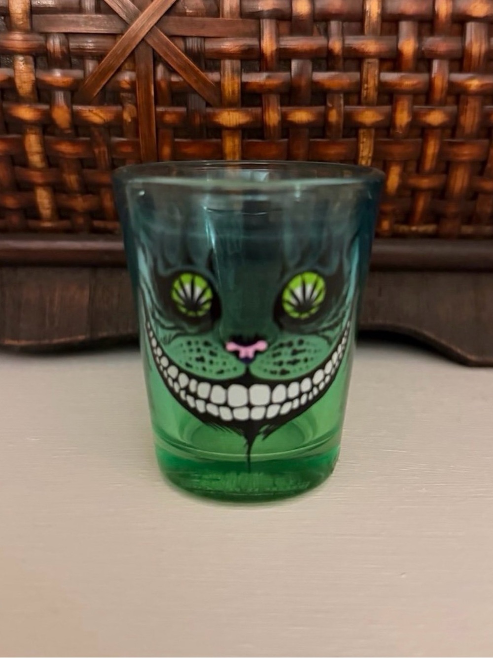 Alice in Wonderland Cheshire Cat Shot Glass